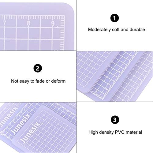 Заздравувачки душеци за сечење табла 3 парчиња сечење на проucирна скулптура за сечење додатоци за замена за 6x6cm/8x8cm/10x10cm стакло за сечење на ватирање