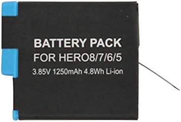 Замена на батеријата со 2-пакет AHDBT-801 за камера GoPro AHBBP-501-Компатибилен со SPJB1B целосно декодирана батерија