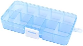 Организатори на алатка за сина тврда алатка пластика прилагодливи 10 оддели за складирање кутии за кутии за кутии за кутии Организатор