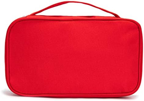 Jipemtra црвена торба за прва помош празна торбичка за спасување за патувања прва лекови за складирање и вонредна состојба за итни