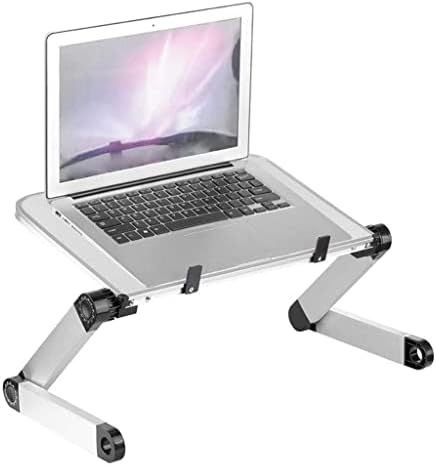 ZHYH алуминиумски легура лаптоп преносен преклопен прилагодлив лаптоп биро за компјутерска табела за стоп -табела за склопување на маса