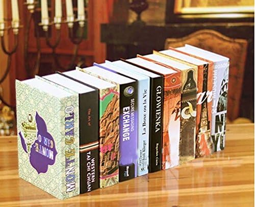 Книги за декорација на страната за декорации во канцеларија Симулација на симулација Симулација на книги f