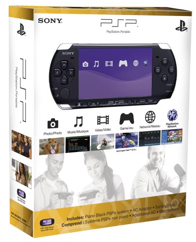 PlayStation Преносни 3000 Основни Пакет Систем-Пијано Црна