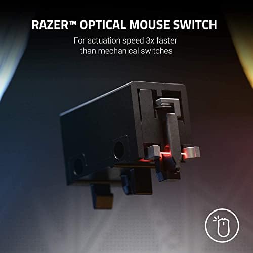 Razer Basilisk Жичен FPS Игри Глувчето Со Вистински 16.000 DPI 5g Оптички Сензор, Отстранлив DPI Прекинувач И Индивидуализира Дојдете Тркало