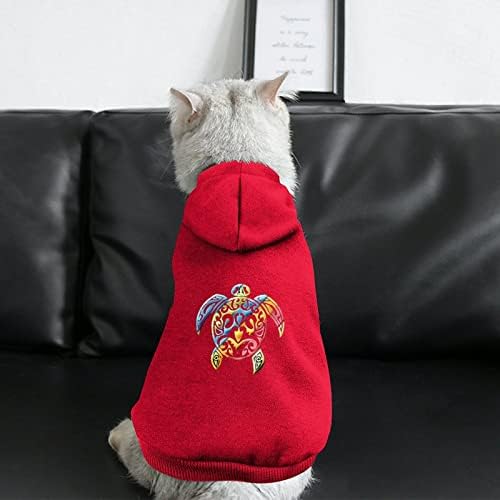 Обоена желка кучиња качулка пулвер џемпер облека за миленичиња облека со качулка облеки за кучиња и мачки