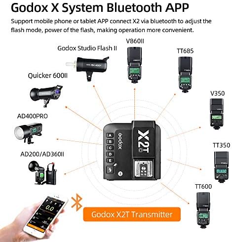 Godox V860III-NTL 2.4 GN60 HSS Камера Блиц со 10-Брзински Прилагодливи Моделирање Светло, Еден Клучен Прекинувач TTL+ Godox X2T-N Активирањето