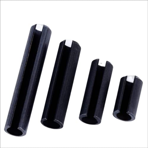 5 парчиња црн јаглероден челик пролетен коттер игла, поделена пролетна мијалник, за машини и опрема, итн. Дијаметар на онтер M12mm, должина