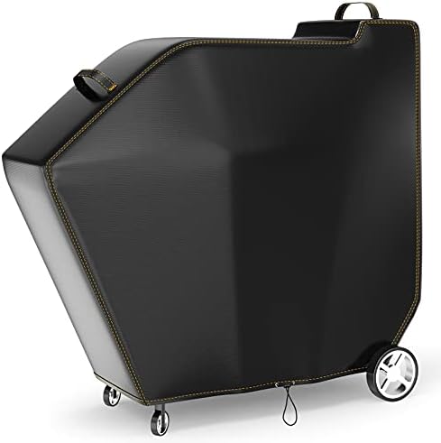 QuliMetal 1680D Grill Cover for Masterbuilt 560/800 Digital Charcoal Smoker Cover, MB20080220 MB20040221 Gravity Series Grill,