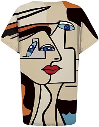 Женски плус големина врвови против вратот цветна печатена чипка на ракав врвен обичен блуза кошула трендовски маички кошули xl-5x