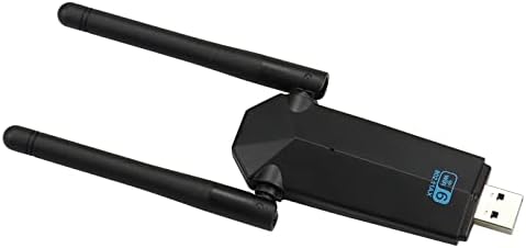 USB WiFi 6 Безжичен Адаптер За КОМПЈУТЕР, AX1800 USB 3.0 WiFi Dongle Dual Band 5Ghz/2.4 Ghz, Двојни Антени СО Голема Добивка