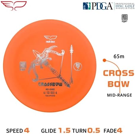 Yikun Disc Golf Golf со среден опсег на самострел | Професионален PDGA одобрен голф | Стабилни дискови Голф Мидренд | 165-170G