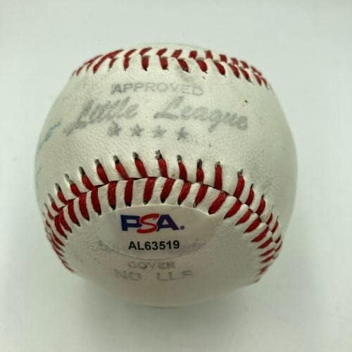 Hank Aaron 755 Home Runs Потпишан гроздобер бејзбол во 1970 -тите ПСА ДНК Коа - Автограмски бејзбол