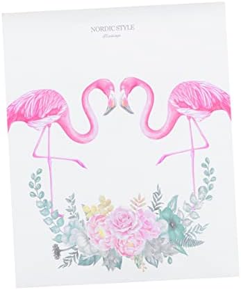 Вемемонски растенија декор розов декор нордиски декор цветно сликарство фламинго wallид слика фламинго сликарство лисја wallидни