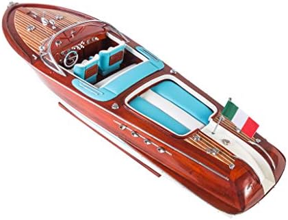 Галерија за морска вода Рива Акварама Бродот Модел 27,5 - Собрани дрвени играчки со бродски декор за модели-куќи за декорација на модел