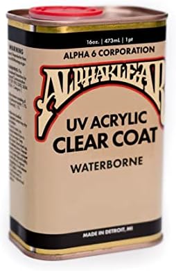 Alphaklear Waterborne Clear Coat, Одличниот избор за заштита и подобрување на вашите проекти за боја, 16oz