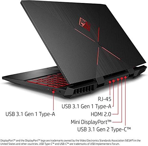 HP 2019 OMEN VR Ready 15,6 FHD IPS Gaming Laptop Computer - 9 -ти генерал Intel Hexa -core i7-9750h до 4.5GHz - 32 GB DDR4 RAM 1TB PCIE SSD -