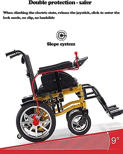 Неочи Мода Пренослива Инвалидска Количка Супер Лесни Електрични Инвалидски Колички Преклоплива Моќност Помош За Мобилност Моторизиран Стол На