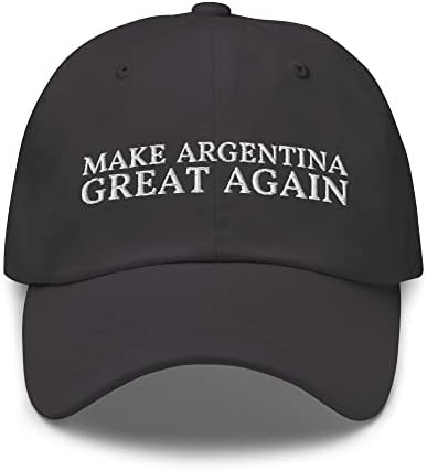 Направете ја Аргентина одлична повторно тато капа - Смешна Аргентина извезена капа - Подарок за горди Аргентинци