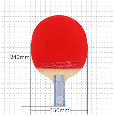 Sshhi Ping Pong Padde, 6 starsвезди, професионален рекет за тенис на маса, игри во затворен и отворен простор, отпорни на абење/како што е прикажано/долга рачка