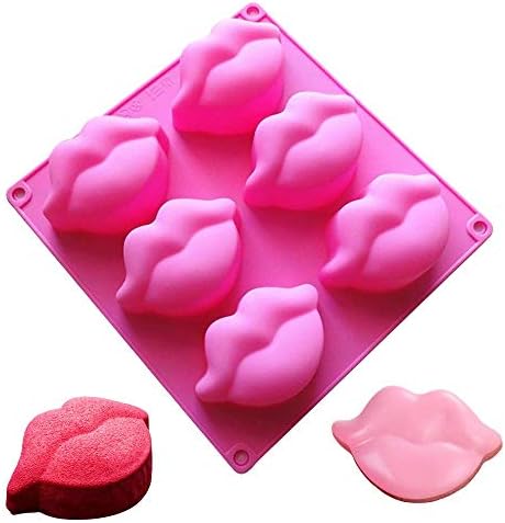 Црвени усни силиконски сапуни калапи 3Д секси усни бакнежи колекција силиконски калапи чоколадо бомба бомба бомба, мраз коцка jello