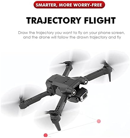 Афебо-дрон со единечна камера со висока дефиниција, погодна за возрасни, почетници и деца; Quadcopter RC со модуларни батерии, долгорочен лет,