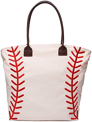 Преголем бејзбол мама тота торби платно чанти за обична торба за спортски отпечатоци од торбички торбички торбички торбички торбички торбички