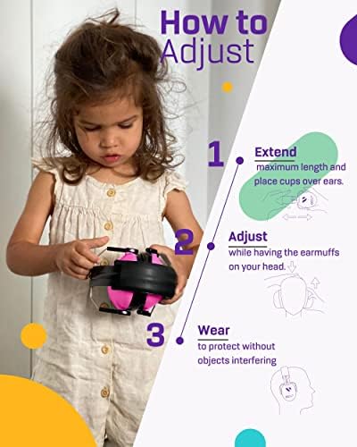 Детска заштита за уши за заштита на ушите - Слушалки за откажување на бучава за деца, аутизам, дете, деца - 26dB