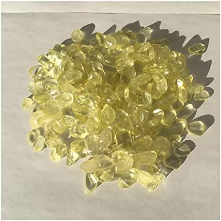 Подарок природен жолт кристал чакал жолт кристален чакал аквариум градинарски камен декорација за камења од скапоцен камен и кристали
