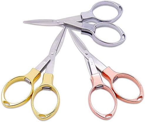 Преклопување на патувања мали ножици од не'рѓосувачки челик ножици за преклопување на домаќинства мини виткање ножици