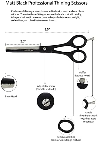 Комплет за ножици За сечење коса, Комплет За Професионални Фризерски Ножици, Кастрење На Брада За Коса Обликување На Ножици За Чистење За