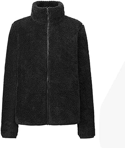 Ekените јакна Екун Шерпа, 2022 година зима плус големина Фази со високи џебови со џебови со високи врат