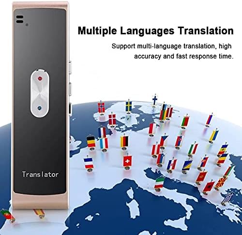 ПРЕНОСЛИВ Интелигентен Преведувач НА CLGZ Повеќејазичен Двонасочен Џебен Уред За Превод На Гласовен Текст Во Реално Време Во Реално Време