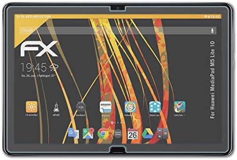 Заштитник на екранот Atfolix компатибилен со Huawei Mediapad M5 Lite 10 филм за заштита на екранот, анти-рефлективен и шок-апсорбирачки FX
