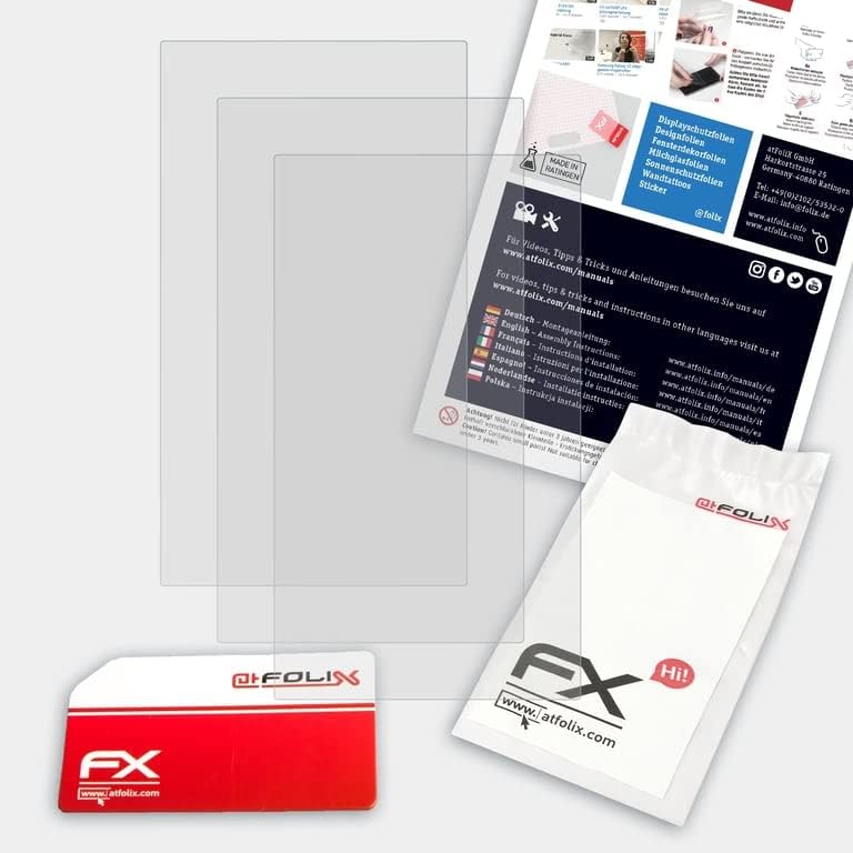 Заштитник на екранот Atfolix компатибилен со Pioneer XDJ-700 FILEM PREACTION, анти-рефлективен и шок-апсорбирачки FX FX FOLIM
