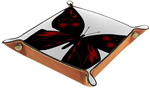 Lorvies пеперутка црна и црвена пролетна кутија за складирање на корпи за корпи за корпи за канцелариски дом