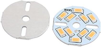 AEXIT 5PCS 32mM заптивки и O-прстени DIA 5W 10 LED диоди 5730 SMD топло бело LED тавански сијалички заптивки на сијалицата Алуминиумска табла