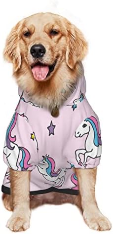 Голем Куче Дуксер Симпатична-Еднорог-Ѕвезда-Розова Облека За Миленичиња Џемпер Со Капа Мека Мачка Облека Хх-Голем