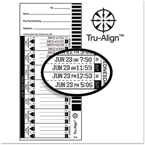 LTHE16100 - LATHEM E16 TRU -ALIGN TIME CARTS