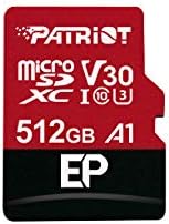 Патриот 64 GB A1 / V30 микро SD картичка за телефони и таблети со Android, 4K видео снимање - 5 пакет, многу од 5