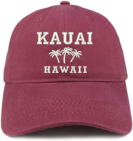 Трендовски продавница за облека Кауаи Хаваи извезено четкано памучно капаче
