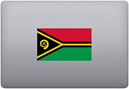 Млечна Кригла Дизајни Ну-Вануату Земја Национален Вануату Знаме Налепница 4 Инчен Винил Налепница Со Целосна Боја