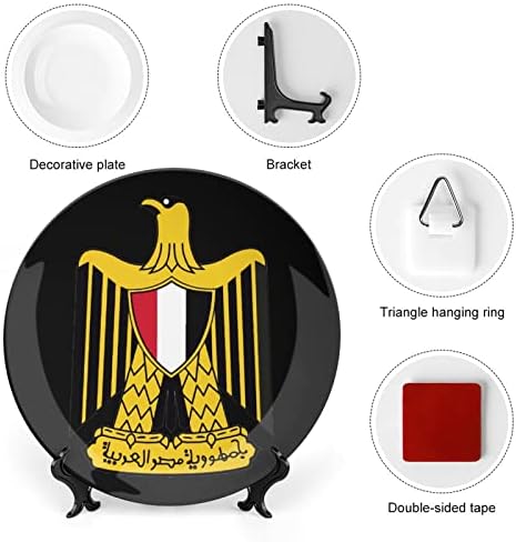 Национален амблем на Египет, печатена коска Кина Декоративни плочи, занаетчиски плочи занаетчиски за занаети за домашна канцеларија wallидна