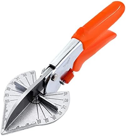 Теризегер мулти-агол митри ножи со 45-135 степени прилагодлива, алатка за сечење на четвртина рунда