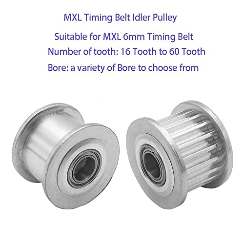 1 парчиња 30-40 заби MXL Алуминиумска мерач за време