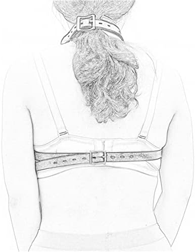 Кожен ропство Готски кафез градник - BDSM кожен ропство долна облека за женски секс ограничувања шуплива долна облека