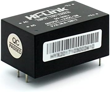 Hi-Link Модул за напојување HLK-5M12 AC-DC 220V до 12V 5W Префрлување на електрична енергија HLK 5M12 СМАРТ ДОМ МОДУЛ