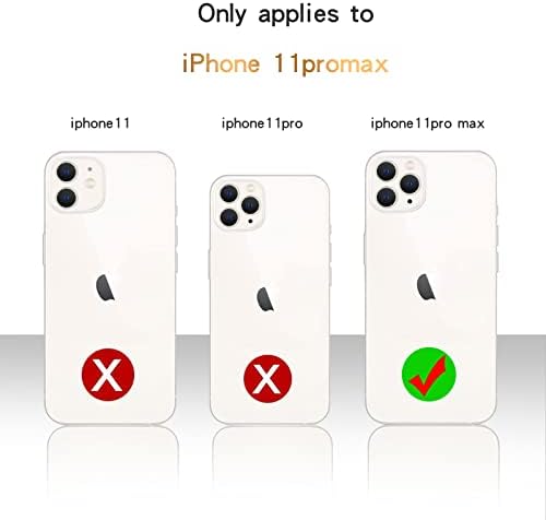 Кавдициди за Iphone 11 Pro Max Огледало Случај За Жени, Акрилик Огледало Телефон Случај Што Може Да Се Користи За Шминка На Отворено За Девојка