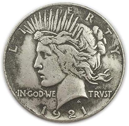 Врежана 1921 Американски Слободен Глобален Лорд 39мм Монета Меморијална Монета Микро Колекцијакоин Колекција Комеморативна Монета