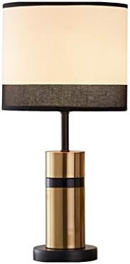 Zhyh Цилиндрична маса за ламба со мека декорација Едноставна нордиска креативна топла дневна соба спална соба во кревет ламба