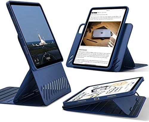ESR за iPad Pro 11 Inch Case 4/3 -та генерација, солидна заштита, одвојлив магнетски капак, прилагодлив портрет/пејзаж со подигнат